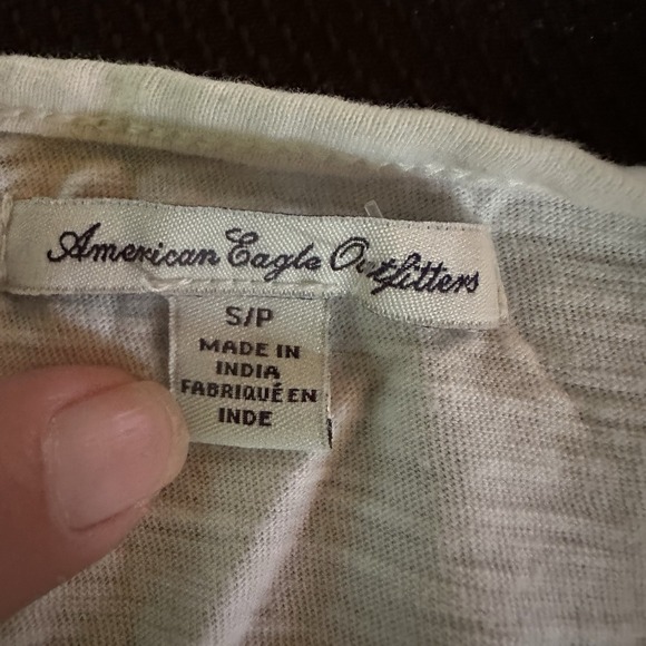 American Eagle Women's White Lace Tank Top Sz Small Flowy Boho Festival - Picture 9 of 12